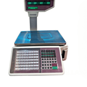 BALANZA DE MOSTRADOR CON IMPRESORA COMERCIAL MODELO TM-A21 CON TORRE 30 KG