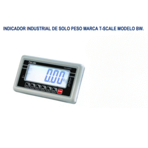 INDICADOR INDUSTRIAL DE SOLO PESO MARCA T-SCALE MODELO BW.