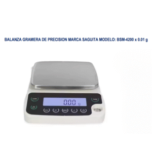BALANZA GRAMERA DE PRECISION MARCA SAGUITA MODELO: BSM-4200 x 0.01 g