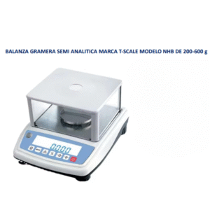 BALANZA GRAMERA SEMI ANALITICA MARCA T-SCALE MODELO NHB DE 200-600 g