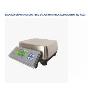 BALANZA GRAMERA SOLO PESO DE ACERO MARCA ACU MODELO-JZC-A501