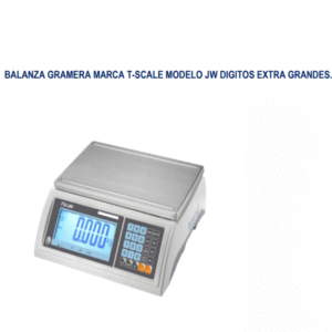 BALANZA GRAMERA MARCA T-SCALE MODELO JW DIGITOS EXTRA GRANDES.