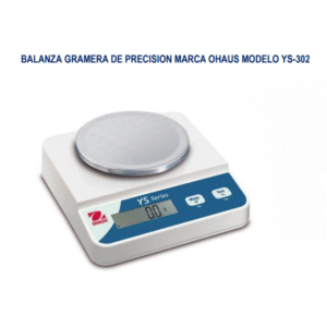 BALANZA GRAMERA DE PRECISION MARCA OHAUS MODELO YS-302