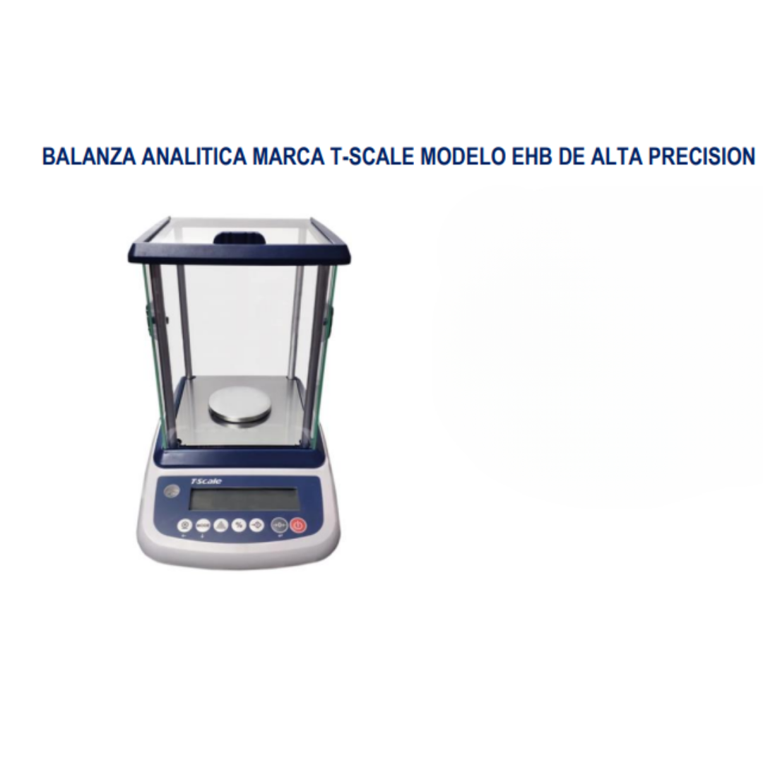BALANZA ANALITICA MARCA T-SCALE MODELO EHB DE ALTA PRECISION