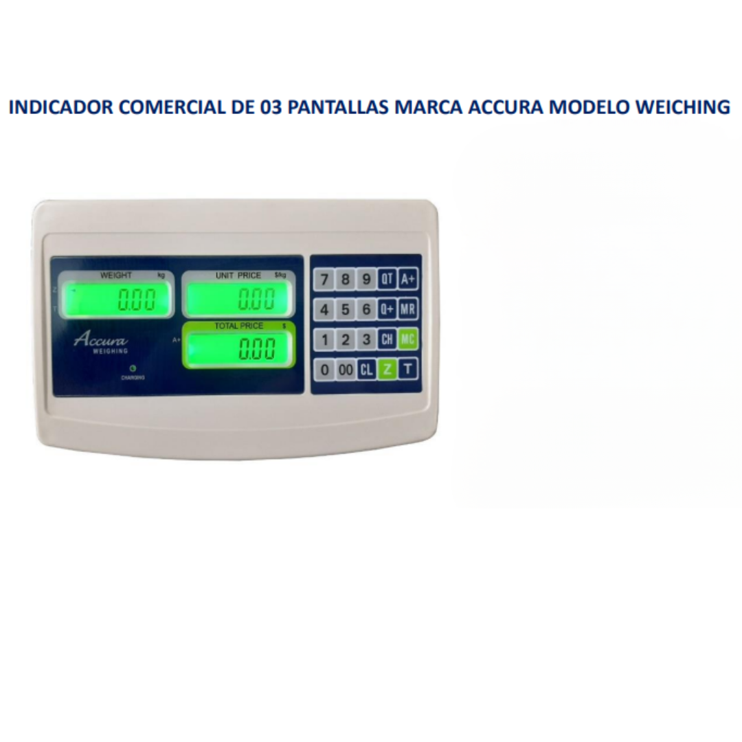 INDICADOR COMERCIAL DE 03 PANTALLAS MARCA EXCELL MODELO LAP
