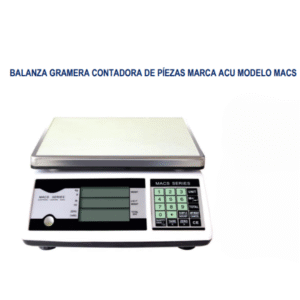 BALANZA GRAMERA CONTADORA DE PÍEZAS MARCA ACU MODELO MACS