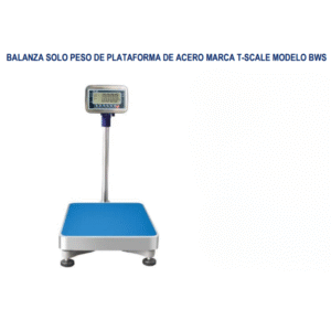 BALANZA SOLO PESO DE PLATAFORMA DE ACERO MARCA T-SCALE MODELO BWS